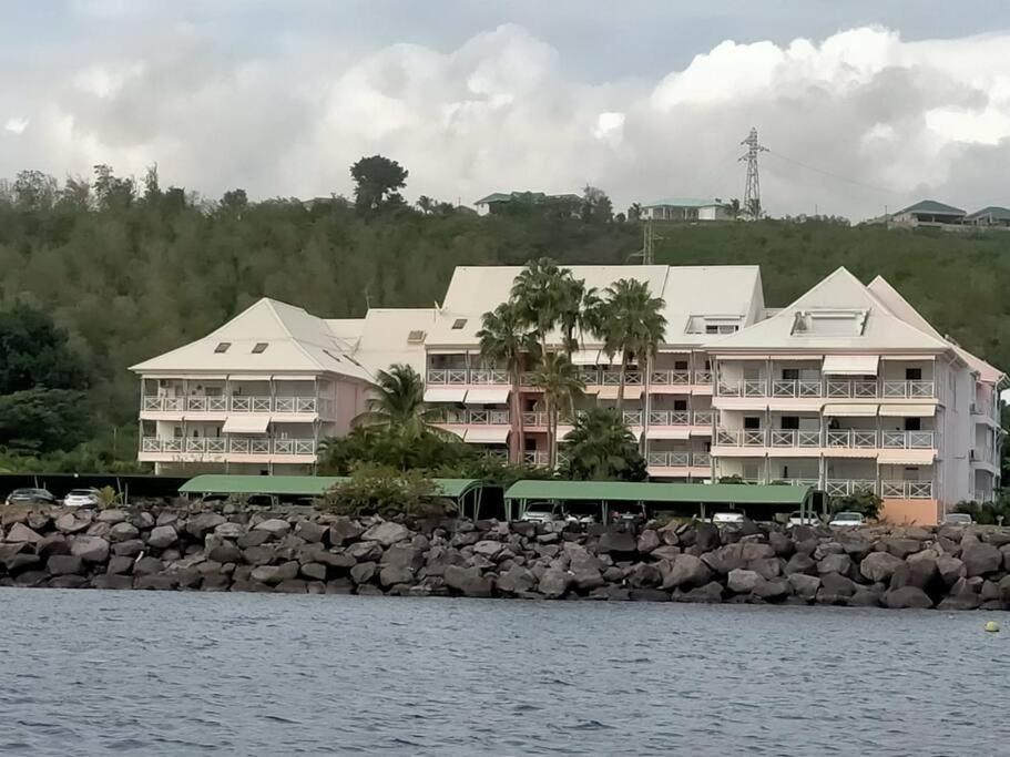 Bel Appartement Avec Piscine, Face A La Mer Gourbeyre Exterior photo
